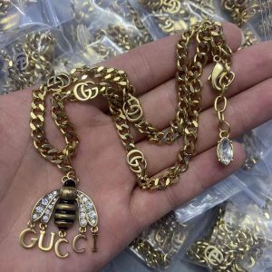 New Arrival Gucci Gold Necklace Women 070