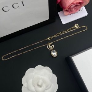 New Arrival Gucci Gold Necklace Women 081