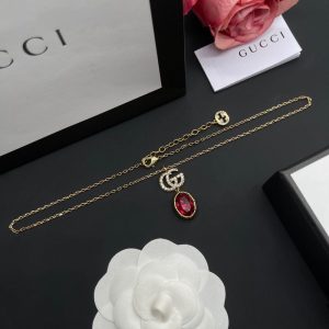 New Arrival Gucci Gold Necklace Women 082