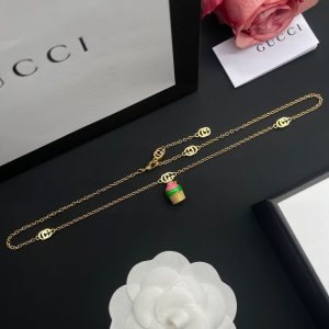 New Arrival Gucci Gold Necklace Women 086