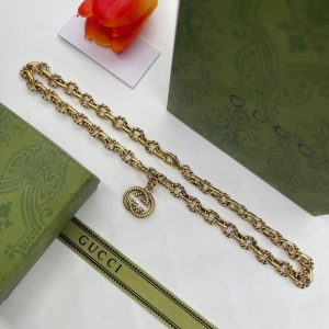 New Arrival Gucci Gold Necklace Women 096