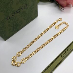 New Arrival Gucci Gold Necklace Women 098
