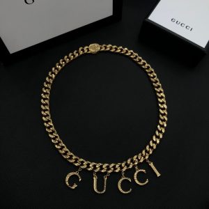 New Arrival Gucci Gold Necklace Women 107
