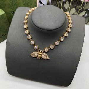 New Arrival Gucci Gold Necklace Women 113
