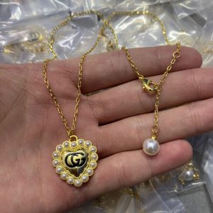 New Arrival Gucci Gold Necklace Women 116