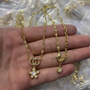 New Arrival Gucci Gold Necklace Women 119
