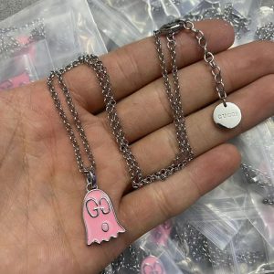 New Arrival Gucci Silver Necklace Women 003