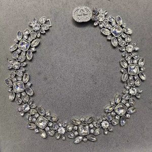 New Arrival Gucci Silver Necklace Women 051