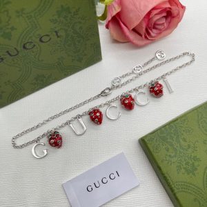 New Arrival Gucci Silver Necklace Women 059