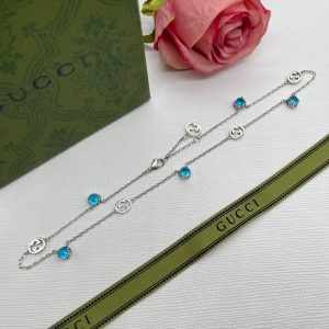New Arrival Gucci Silver Necklace Women 075