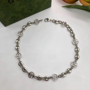 New Arrival Gucci Silver Necklace Women 102
