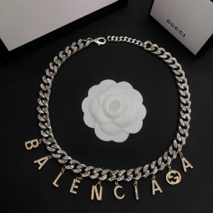 New Arrival Gucci Silver Necklace Women 106