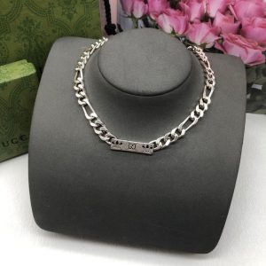 New Arrival Gucci Silver Necklace Women 109