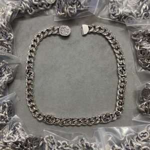 New Arrival Gucci Silver Necklace Women 117