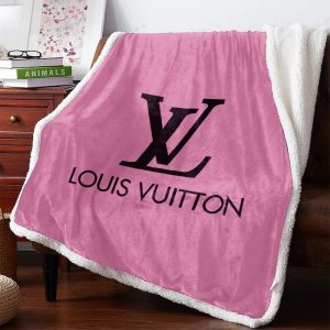 Pink Louis Vuitton Blanket 044