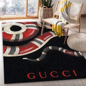 Red Snake Gucci Living Room Carpet And Rug 044