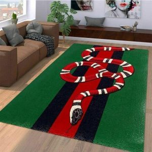 Red Snake Gucci Living Room Carpet And Rug 045
