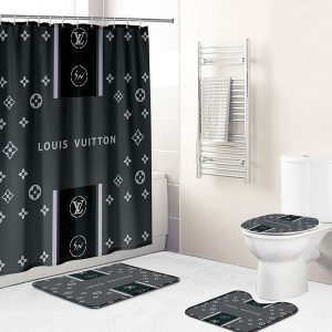 Shower Curtains Louis Vitton Beautiful Gray Full Bathroom Sets 072