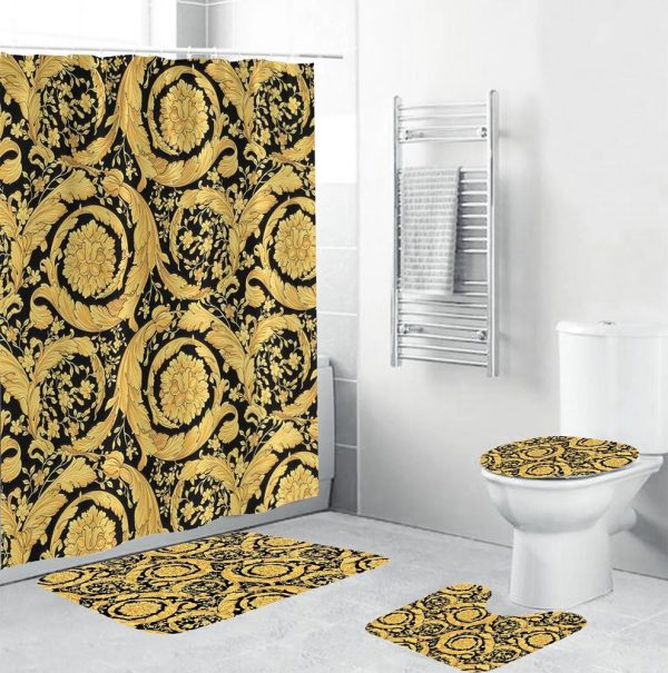 Signature Baroque Versace Shower Curtain Set 025