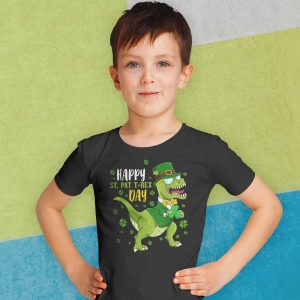 St Patricks Day Leprechaun Dinosaur Dino Happy St Pat Trex T-Shirt
