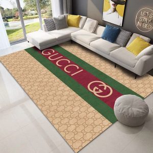 Stripe Luxury Gucci Living Room Carpet And Rug 054