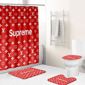 Supreme Luxury Bathroom Shower Curtain Set 033
