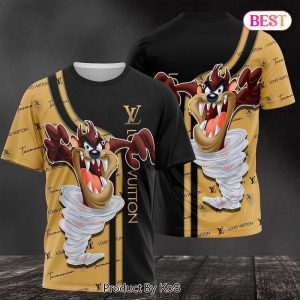 Tasmanian Devil Louis Vuitton Luxury Brand 3D T-Shirt 072