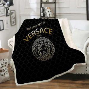 The Best Black Versace Blanket 040