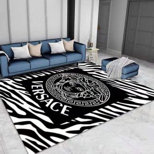 Tigger Pattern Versace Living Room Carpet And Rug 054