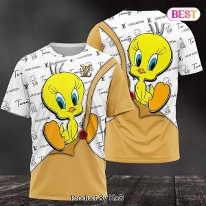 Tweety LV Luxury Brand 3D T-Shirt 040