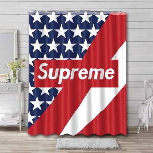 USA Flag Supreme Shower Curtain Set 039