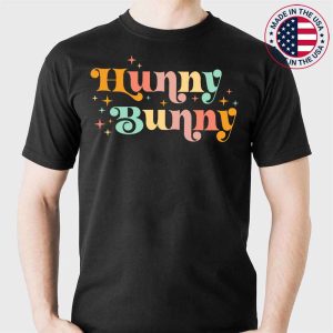 Vintage Hunny Bunny Colorful Easter 2023 Clothing T-Shirt