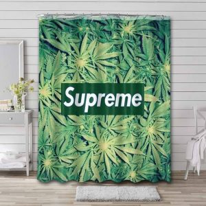 Weed Cannabis Supreme Shower Curtain Set 040