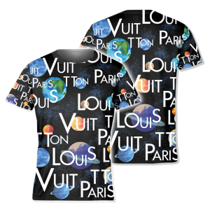 Louis Vuitton Mix Universe 3D T-Shirt Limited Edition 027