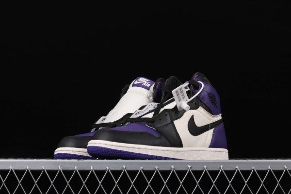 New Arrival AJ1 High 575441-501 Court Purple