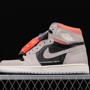 New Arrival AJ1 High 035 – 555088-018 Neutral Grey