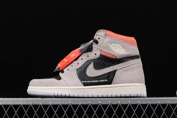 New Arrival AJ1 High 035 – 555088-018 Neutral Grey