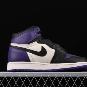 New Arrival AJ1 High 575441-501 Court Purple