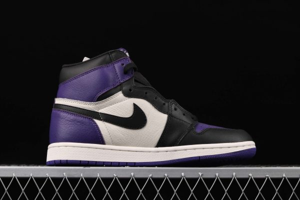 New Arrival AJ1 High 029 – 555088-501 Court Purple