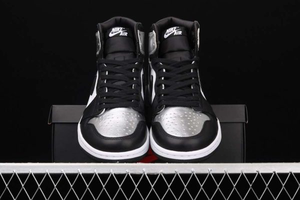 New Arrival AJ1 High CD0461-001 Silver Toe