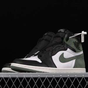 New Arrival AJ1 High 022 – 555088-135 Clay Green