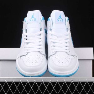 New Arrival AJ1 Mid BQ6472-114 Carolina Blue