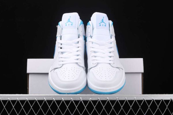 New Arrival AJ1 Mid BQ6472-114 Carolina Blue