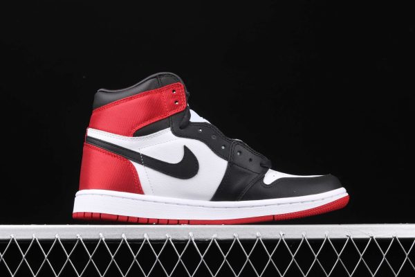 New Arrival AJ1 High CD0461-016 Satin WMNS “Black Toe”