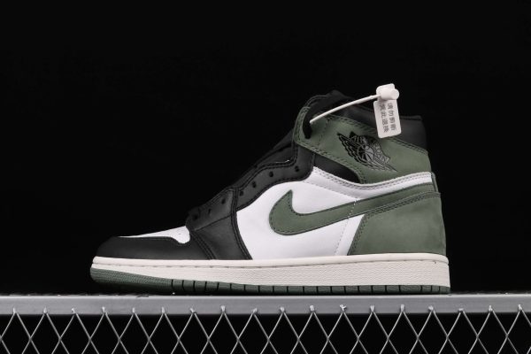 New Arrival AJ1 High 022 – 555088-135 Clay Green