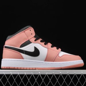 New Arrival AJ1 Mid 555112-603 Pink Quartz