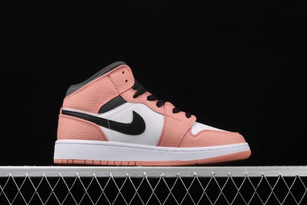 New Arrival AJ1 Mid 555112-603 Pink Quartz