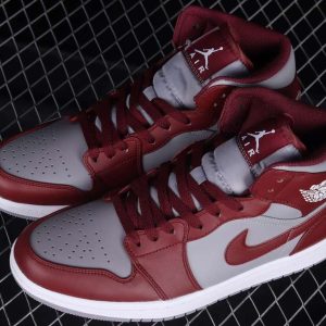 New Arrival AJ1 MID DQ8426-615 Team Red