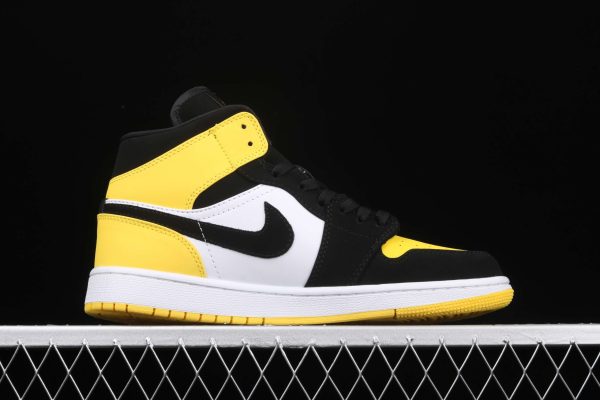 New Arrival AJ1 Mid SE852542-071 Yellow Toe