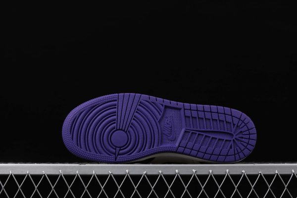 New Arrival AJ1 High 575441-501 Court Purple